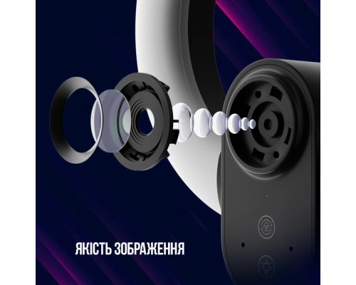 Веб-камера Lorgar Circulus 910 Streaming 5MP 1944 Auto Focus Stereo (LRG-SC910)