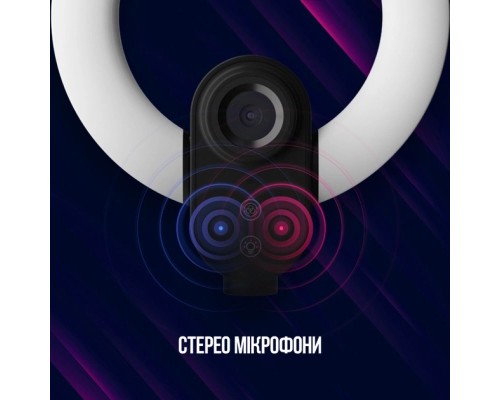 Веб-камера Lorgar Circulus 910 Streaming 5MP 1944 Auto Focus Stereo (LRG-SC910)