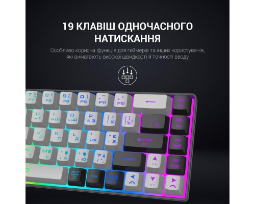 Клавіатура GamePro GK935 Wireless LED Black (GK935)