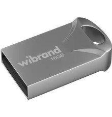 USB флеш накопичувач Wibrand 16GB Hawk Silver USB 2.0 (WI2.0/HA16M1S)
