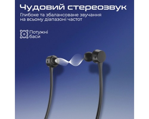 Навушники Promate Civil Black (civil.black)