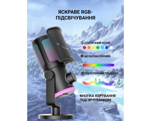 Мікрофон Fifine AM6 USB Black (AM6)