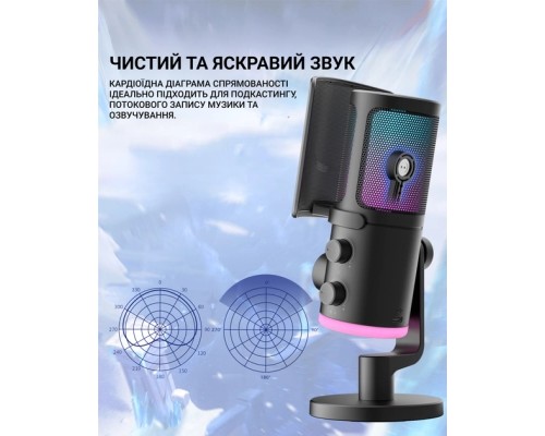 Мікрофон Fifine AM6 USB Black (AM6)