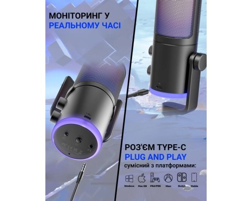 Мікрофон Fifine AM6 USB Black (AM6)