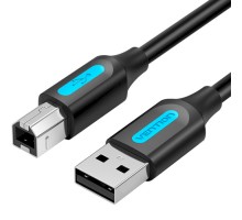 Кабель для принтера USB 2.0 AM/BM 1.5m 480Mbps PVC black Vention (COQBG)