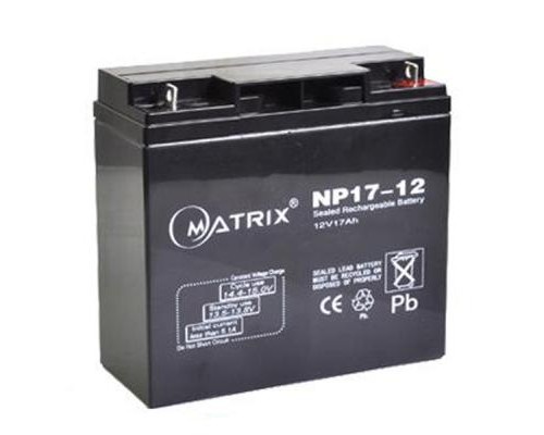 Батарея до ДБЖ Matrix 12V 17AH (NP17-12)