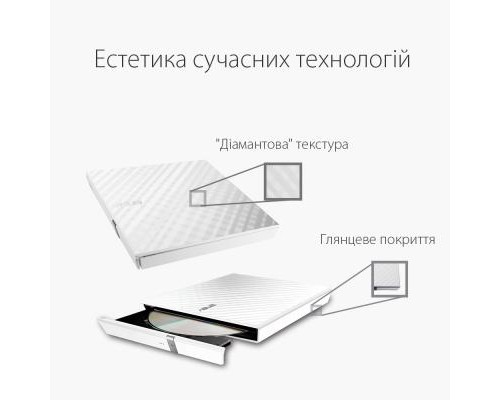 Оптичний привід DVD-RW ASUS SDRW-08D2S-U LITE/WHT/G/AS
