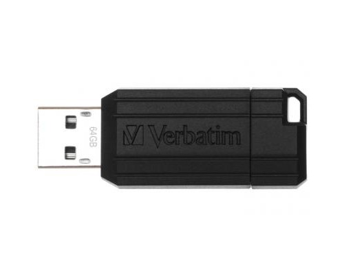 USB флеш накопичувач Verbatim 64GB Store 'n' Go PinStripe Black USB 2.0 (49065)