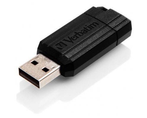 USB флеш накопичувач Verbatim 64GB Store 'n' Go PinStripe Black USB 2.0 (49065)