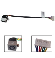 Роз'єм живлення ноутбука з кабелем для Dell PJ541 (7.4mm x 5.0mm + center pin), 8(7)- Универсальный (A49059)