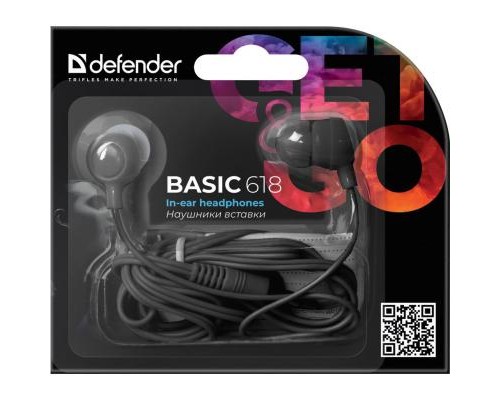 Навушники Defender Basic 618 Black (63618)
