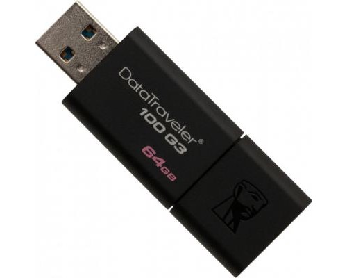 USB флеш накопичувач Kingston 2x64GB DataTraveler 100 G3 USB 3.0 (DT100G3/64GB-2P)