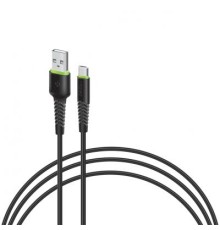 Дата кабель USB 2.0 AM to Type-C 1.2m CBFLEXT1 black Intaleo (1283126487484)