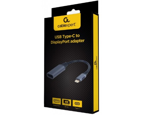 Перехідник USB-C to DisplayPort, 4К 60Hz Cablexpert (A-USB3C-DPF-01)