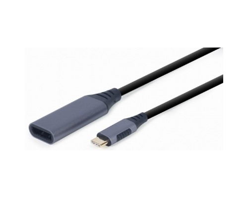 Перехідник USB-C to DisplayPort, 4К 60Hz Cablexpert (A-USB3C-DPF-01)