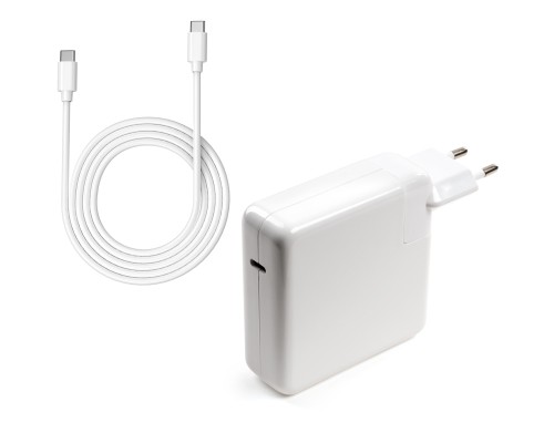 Блок живлення до ноутбуку Vinga Apple 96W 5.2V3A/9V3A/12V3A/15V3A/20.5V4.7A USB-C (VPA-96-APP-C)