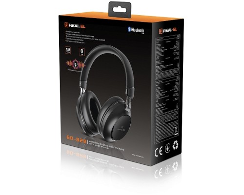 Навушники REAL-EL GD-828 Black