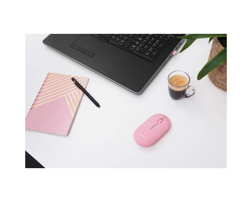 Мишка Trust Puck Wireless/Bluetooth Silent Pink (24125)