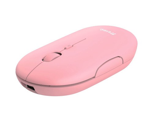 Мишка Trust Puck Wireless/Bluetooth Silent Pink (24125)