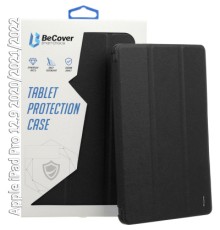 Чохол до планшета BeCover Tri Fold Soft TPU Silicone Apple iPad Pro 12.9 2020/2021/2022 Black (709712)