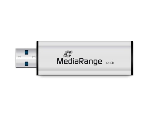 USB флеш накопичувач Mediarange 64GB Black/Silver USB 3.0 (MR917)