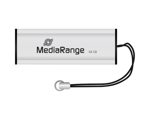 USB флеш накопичувач Mediarange 64GB Black/Silver USB 3.0 (MR917)