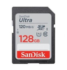 Карта пам'яті SanDisk 128GB SD class 10 UHS-I Extreme Ultra (SDSDUNB-128G-GN6IN)