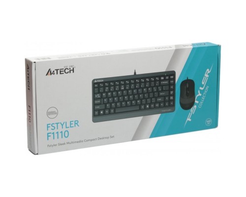 Комплект A4Tech F1110 USB Grey (F1110 Grey)