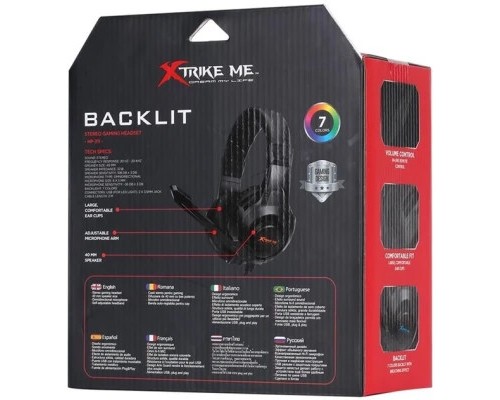 Навушники Xtrike ME HP-311 Rainbow Black (HP-311)