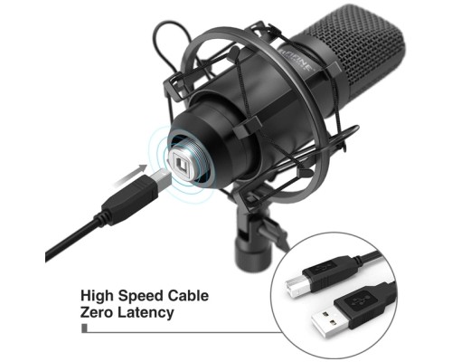 Мікрофон Fifine T730 USB Black (T730)