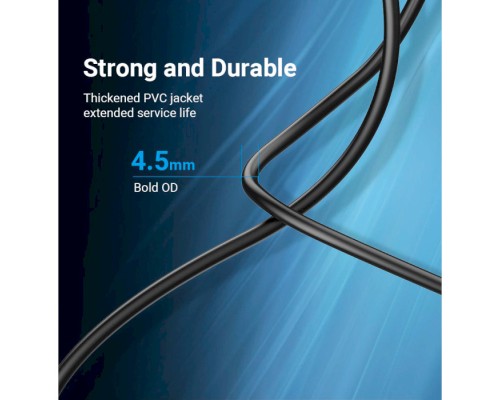 Кабель для принтера USB 2.0 AM/BM 2.0m 480Mbps PVC black Vention (COQBH)