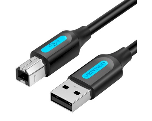 Кабель для принтера USB 2.0 AM/BM 2.0m 480Mbps PVC black Vention (COQBH)