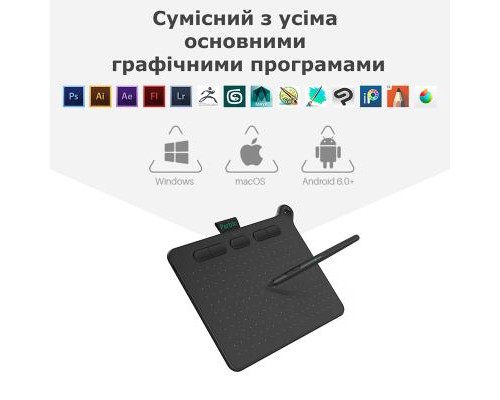 Графічний планшет Parblo Ninos S Black (NINOSS)