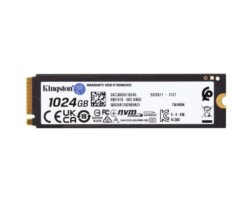 Накопичувач SSD M.2 2280 1TB Kingston (SKC3000S/1024G)