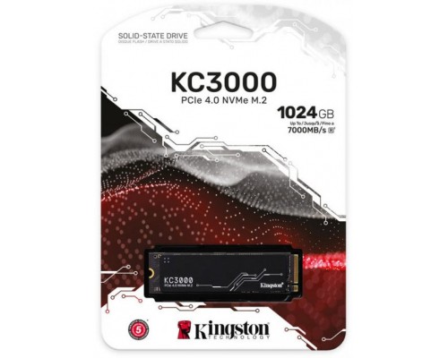 Накопичувач SSD M.2 2280 1TB Kingston (SKC3000S/1024G)