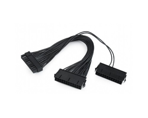 Перехідник MB power connector splitter 24-pin, 0.3m Cablexpert (CC-PSU24-01)