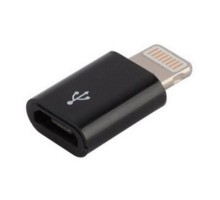 Перехідник Lightning to Micro USB Lapara (LA-Lightning-MicroUSB-adaptor black)