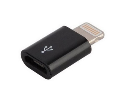 Перехідник Lightning to Micro USB Lapara (LA-Lightning-MicroUSB-adaptor black)