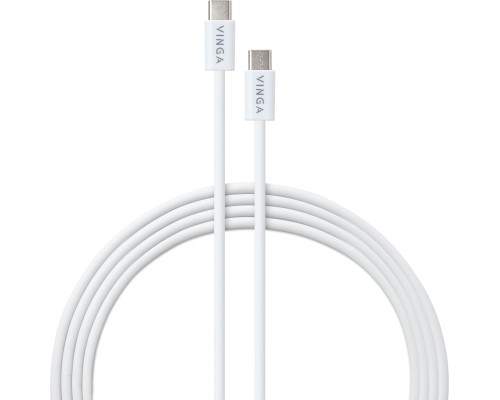 Дата кабель USB-C to USB-C 1.0m 100W E-Mark chip PVC Vinga (VCDCCCM251)