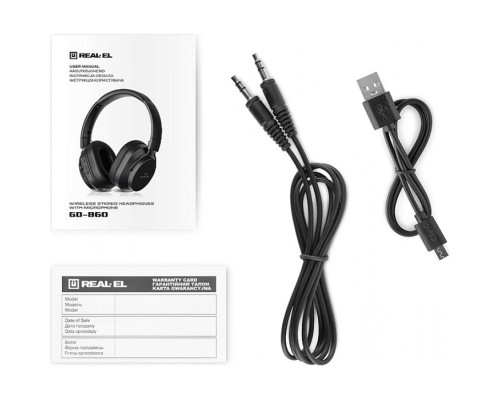 Навушники REAL-EL GD-860 Black