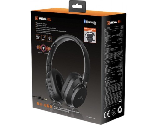 Навушники REAL-EL GD-860 Black