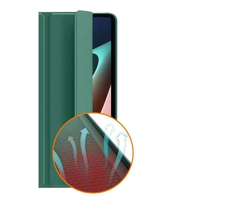 Чохол до планшета BeCover Tri Fold Soft TPU Silicone Apple iPad Pro 12.9 2020/2021/2022 Dark Green (709713)