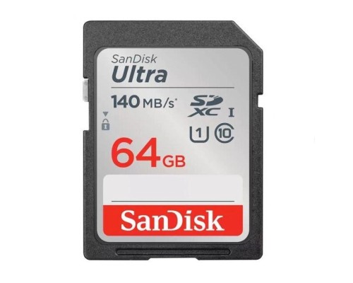 Карта пам'яті SanDisk 64GB SD class 10 UHS-I Extreme Ultra (SDSDUNB-064G-GN6IN)