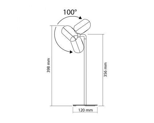 Настільна лампа Videx TF18B 3W 3000-5500K (VLE-TF18B)