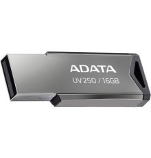 USB флеш накопичувач ADATA 16GB AUV 250 Silver USB 2.0 (AUV250-16G-RBK)