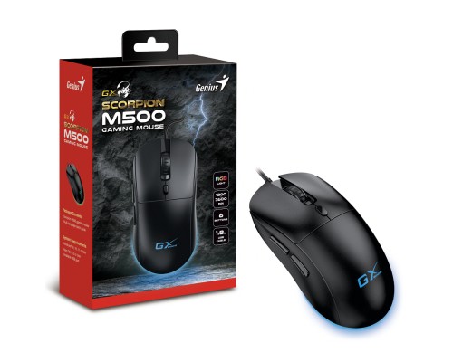 Мишка Genius Scorpion M500 USB Black (31040011400)