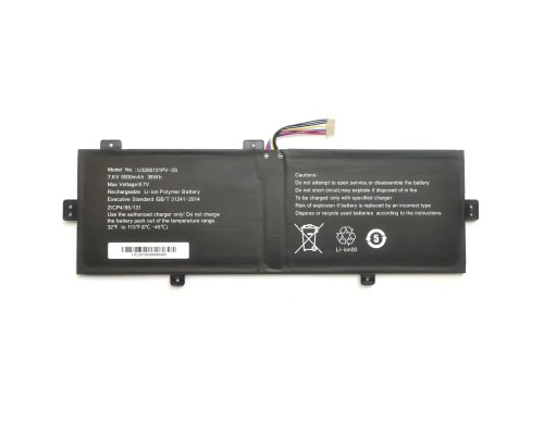 Акумулятор до ноутбука Vinga Iron S140 YJ3582133P (K148) 10(9)-pin, 5000mAh (38Wh), 2cell, 7.6V, Li-Pol AlSoft (A97796)