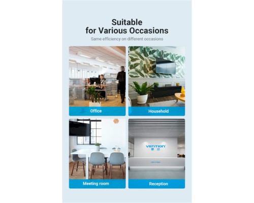 Кабель для принтера USB 2.0 AM/BM 3.0m 480Mbps PVC black Vention (COQBI)