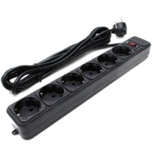 Мережевий фільтр живлення Gembird SPG6-G-6B