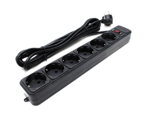 Мережевий фільтр живлення Gembird SPG6-G-6B